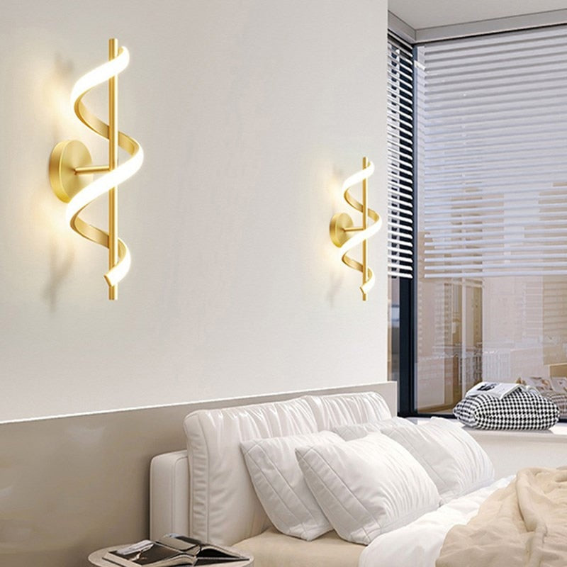 Norvo | SpiralLume – Minimalistisk LED Vegglampe med en Moderne Kante