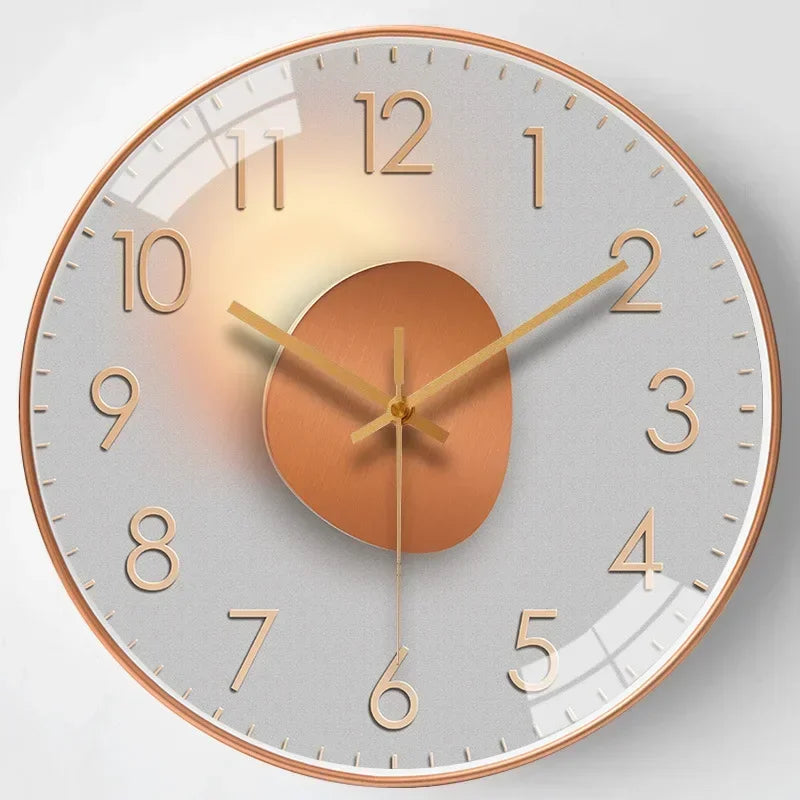 Norvo | SilentTime – Digital Veggklokke i Klassisk Stil