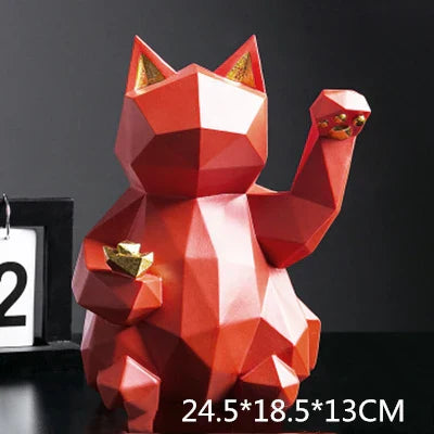 Norvo | Nordisk Stil Geometrisk Lykke Katt
