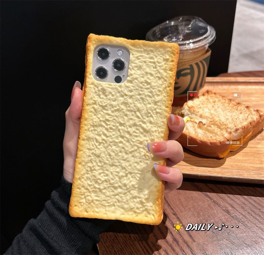 Norvo | 3D Yummy Toast Armor Telefondeksel