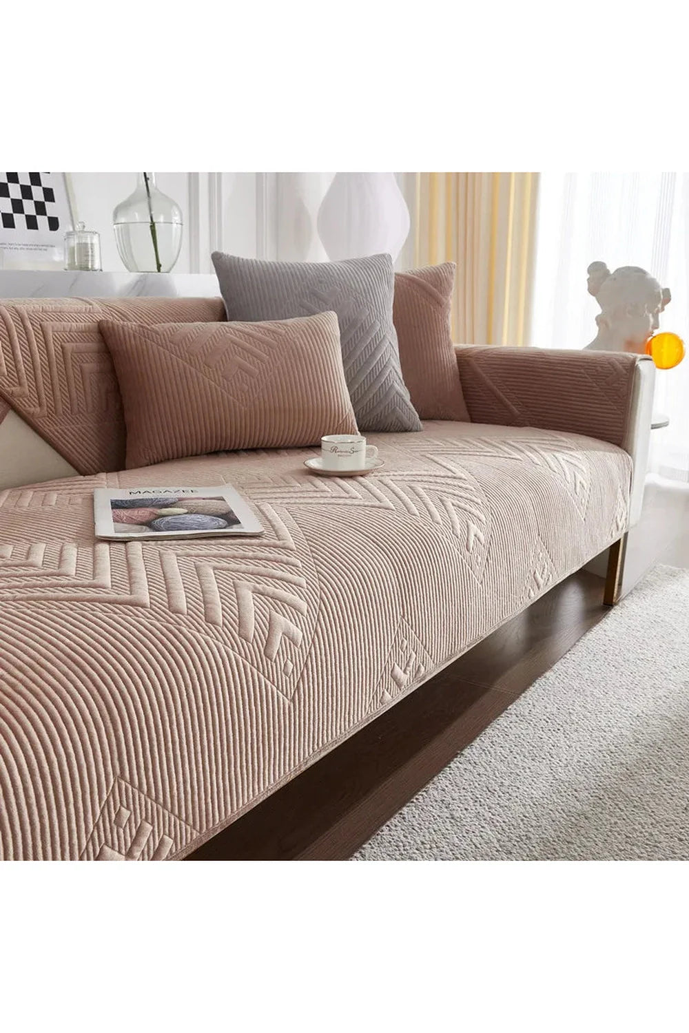 Super Soft Stepp Sofa Cover