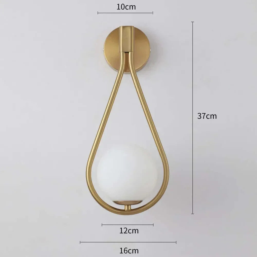 Norvo | Drop Luxury Glass Balls Vegglampe