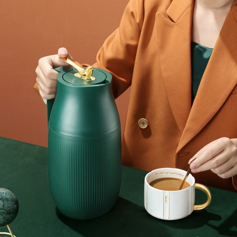 Norvo | ThermoMax | Stor Minimalistisk Isolert Rustfritt Stål Flaske – Dobbelvegget Termoflaske