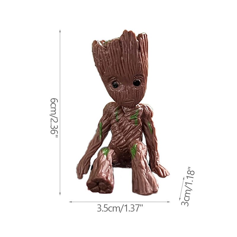 Norvo | Cartoon Stor Miniature Figur: Lekfull Kontor Dekorasjon