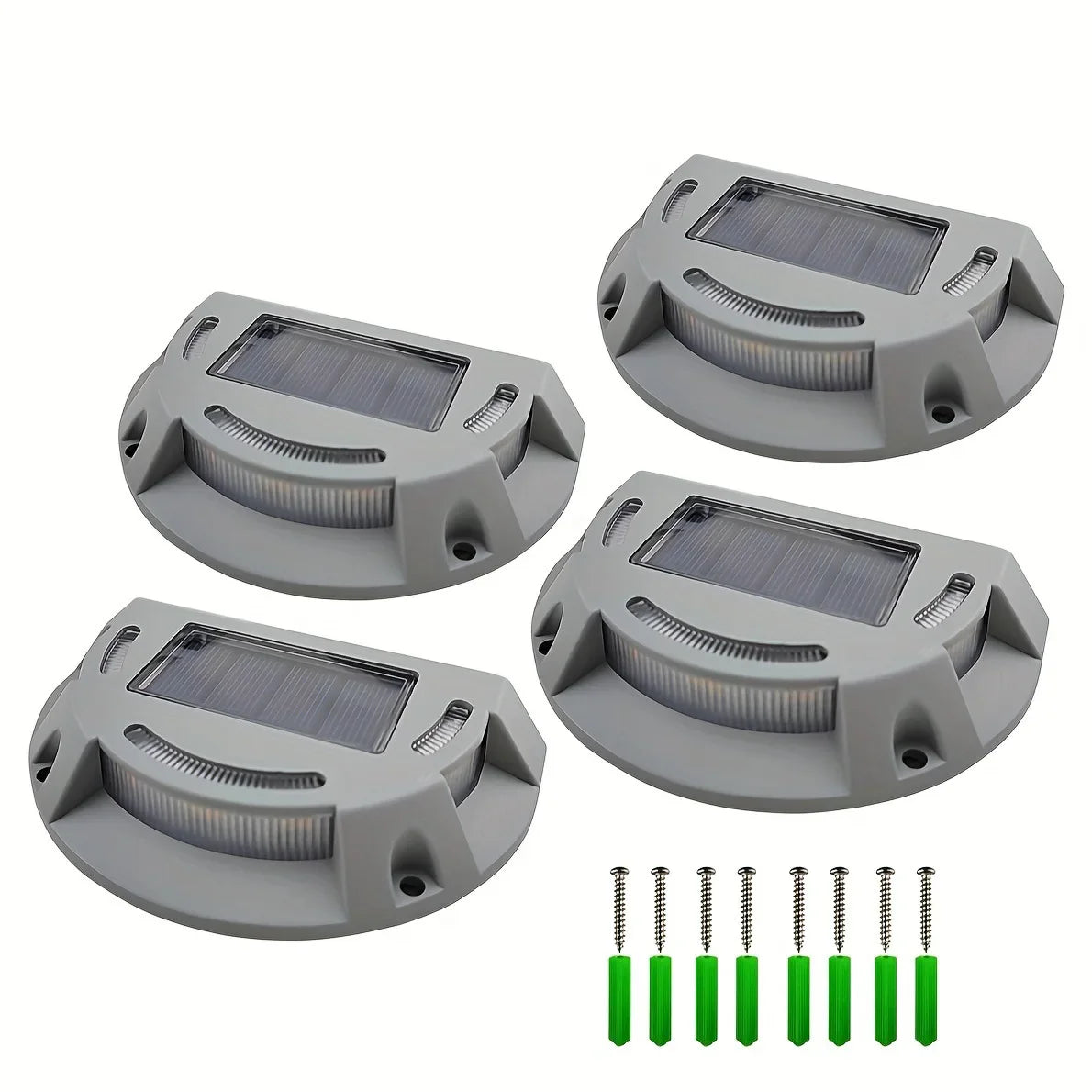 Norvo | Lumivance Soltrinnlys 2-i-1 | Varmehvit & Kaldhvit | Vanntett IP65 | For Uteområder, Trapper, Stier & Innkjørsler