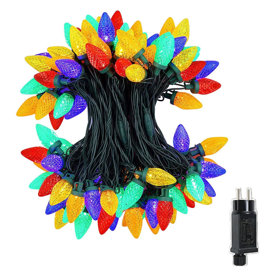 Norvo | Eventyrbelysning | Luksus julekrans med 8 moduser