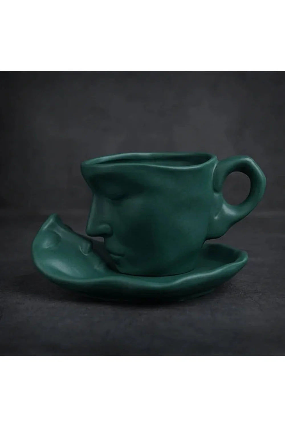 Skulptur Par Kaffeekopper Sett