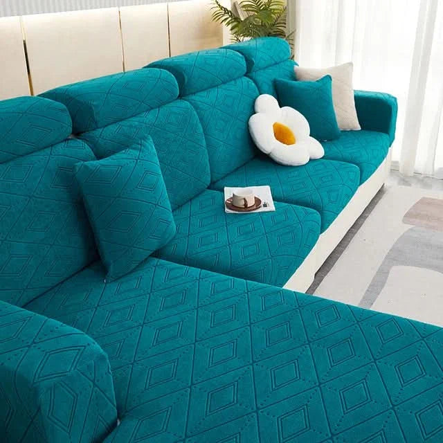 Norvo | SlipBliss - Elegant Jacquard Non-Slip Sofa Trekk