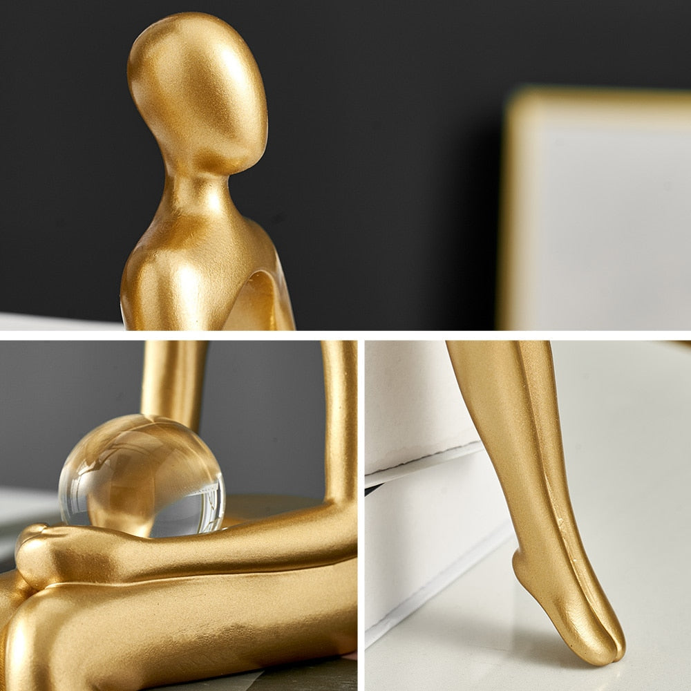 Norvo | Moderne Figurer Abstrakt Hjem Deko Skulptur