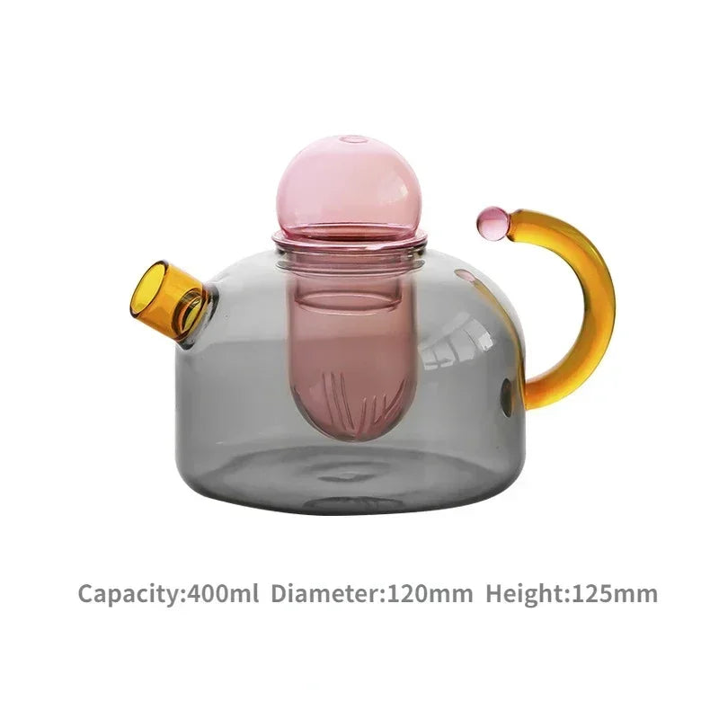 Norvo | Vintage Fargerik Glass Teapot