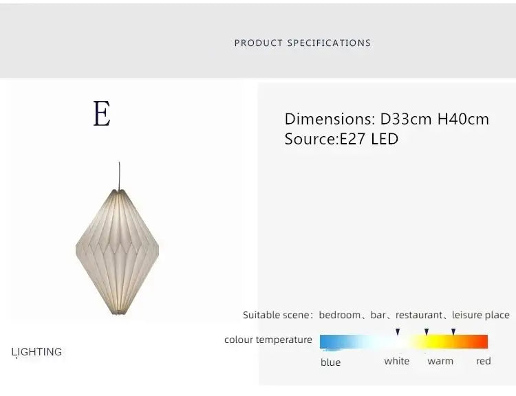 Norvo | Elegant origami-inspirert papirlanterne