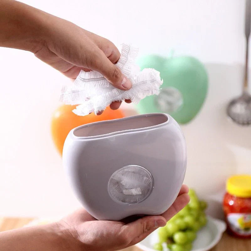 Norvo | Rivestyrket matinnpakning med epleholder – Praktisk filmdispenser