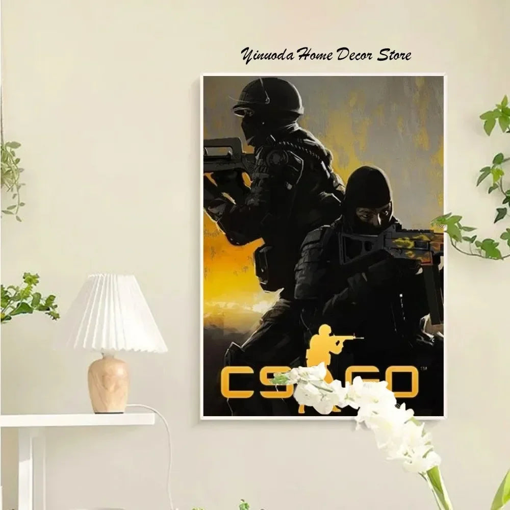 Norvo Counter-Strike 2 Plakat Veggkunst Hjemmedekorasjon Romdekorasjon Digital Maleri Stue Restaur