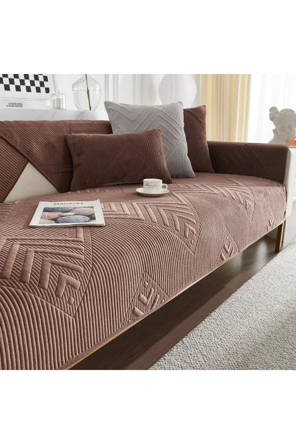 Super Soft Stepp Sofa Cover