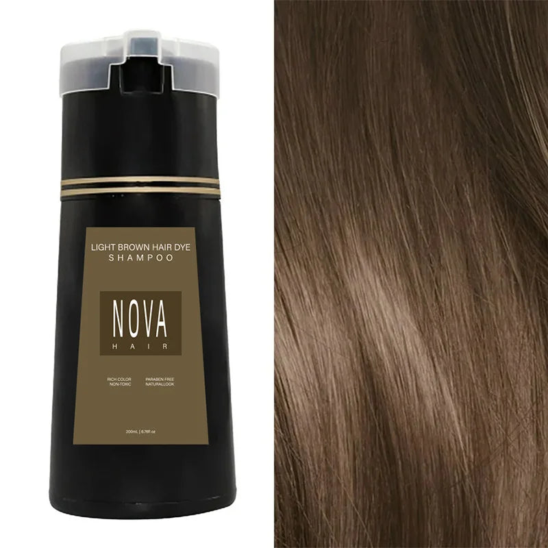 NovaHair Instant Dye Shampoo – Rask fargeoppfriskning for håret ditt