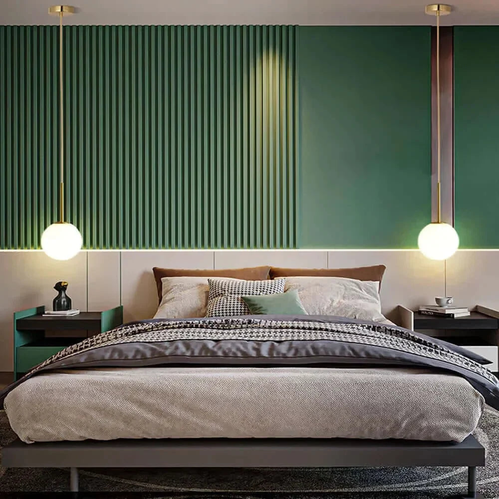 Norvo | Mid-Century Moderne Glass Ball Pendel Lys