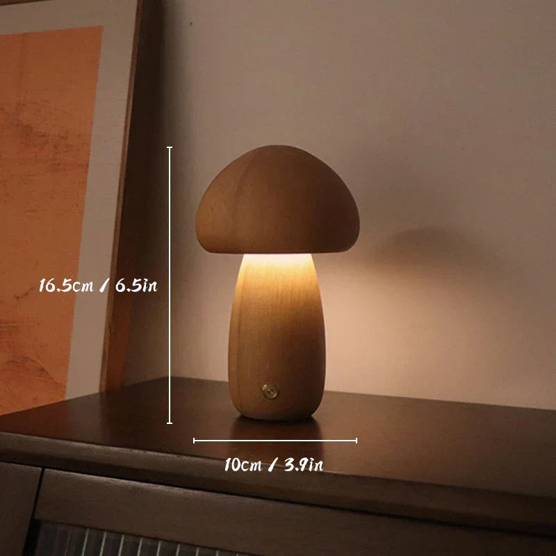 MushroomGlow™ Tre Soppformet LED Bordlampe | Naturlig Dekorativ Belysning | Atmosfærisk Lys for Hjemmet