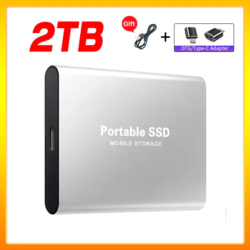 Norvo | Høyhastighets Ekstern Solid State Drive 1TB Bærbar Ekstern Harddisk ssd 2TB Ekstern harddisk ssd harddisk For Laptop Mac