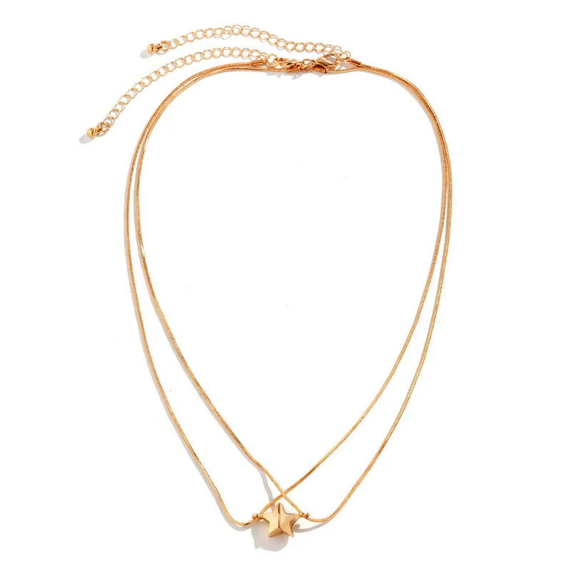 Norvo | Dainty Magnetic Star Necklace Pair