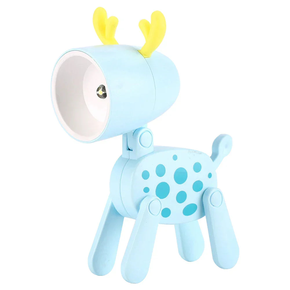 Norvo | Søt LED Nattlampe - Mini Hund, Hjort, Dinosaur Falt Bordlampe for Barnerommet