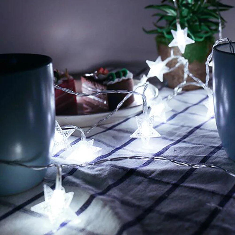 LED Utendørs Fe Lys Julelys - Lyse Pærer for Bryllup, Fest, Jul & Hagedekor - Varme/Kalde/Flere Farger Alternativer