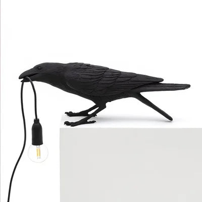 Norvo | Moderne Lucky Bird Bordlampe – Kreativ Resin Dyre Design for Soverom og Stue