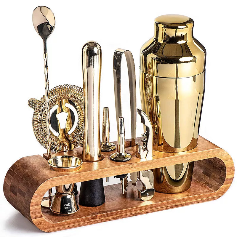 Norvo Metal Bar Set | Elegant Cocktail og Bartender Set | Perfekte Drinker Enkle å Lage
