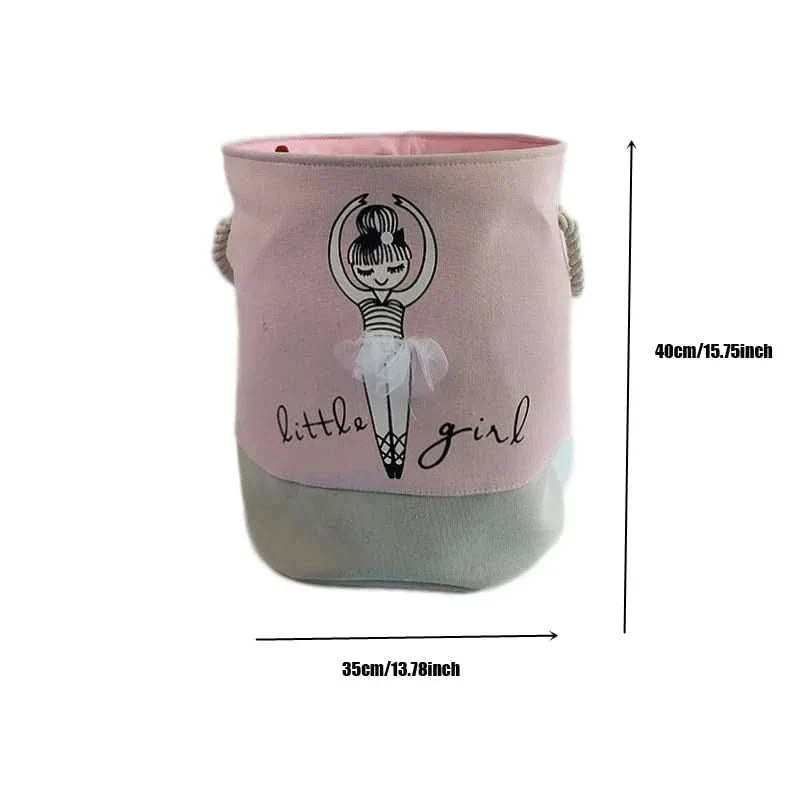 Norvo | FOLDABLE TOY STORAGE BASKET – Faltbar oppbevaringskurv laget av lerret for babyleker, klær og bøker