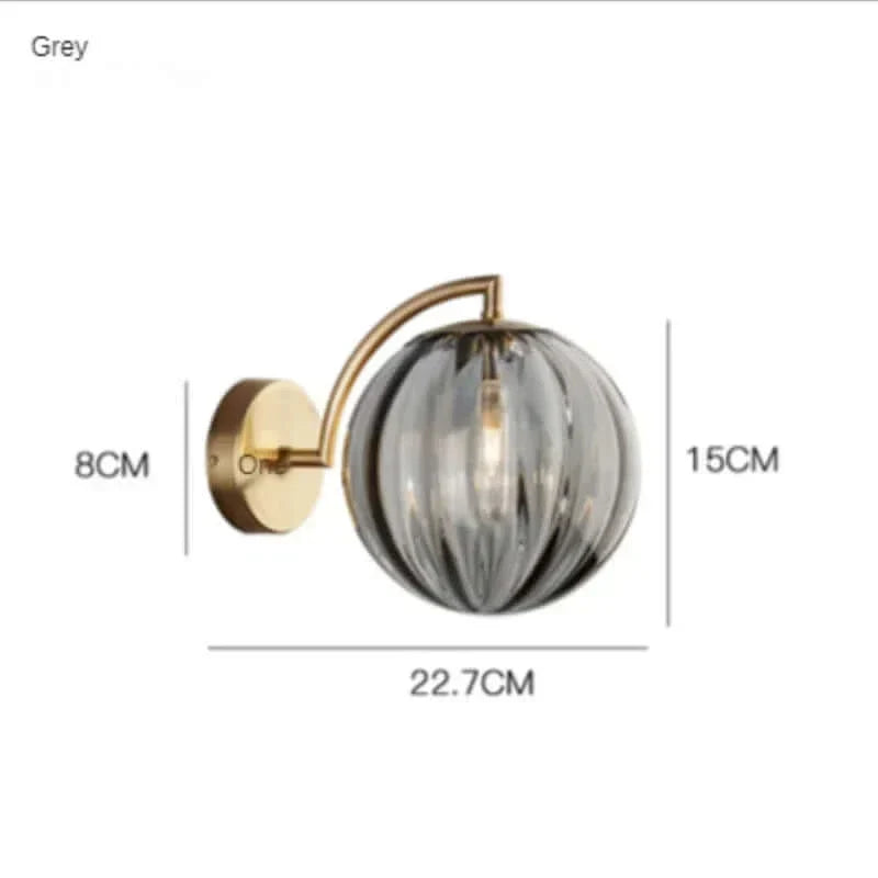 Norvo | Fargerik Glass Moderne Vegglampe