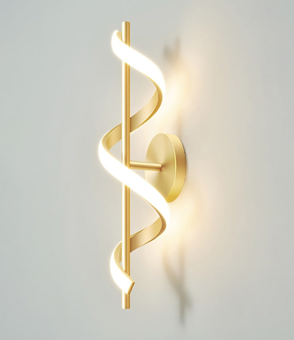 Norvo | SpiralLume – Minimalistisk LED Vegglampe med en Moderne Kante