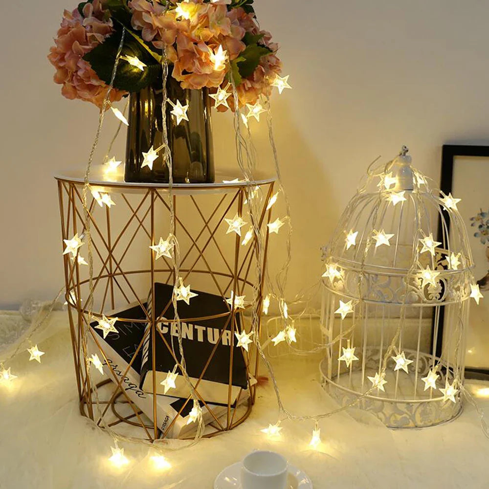 LED Utendørs Fe Lys Julelys - Lyse Pærer for Bryllup, Fest, Jul & Hagedekor - Varme/Kalde/Flere Farger Alternativer