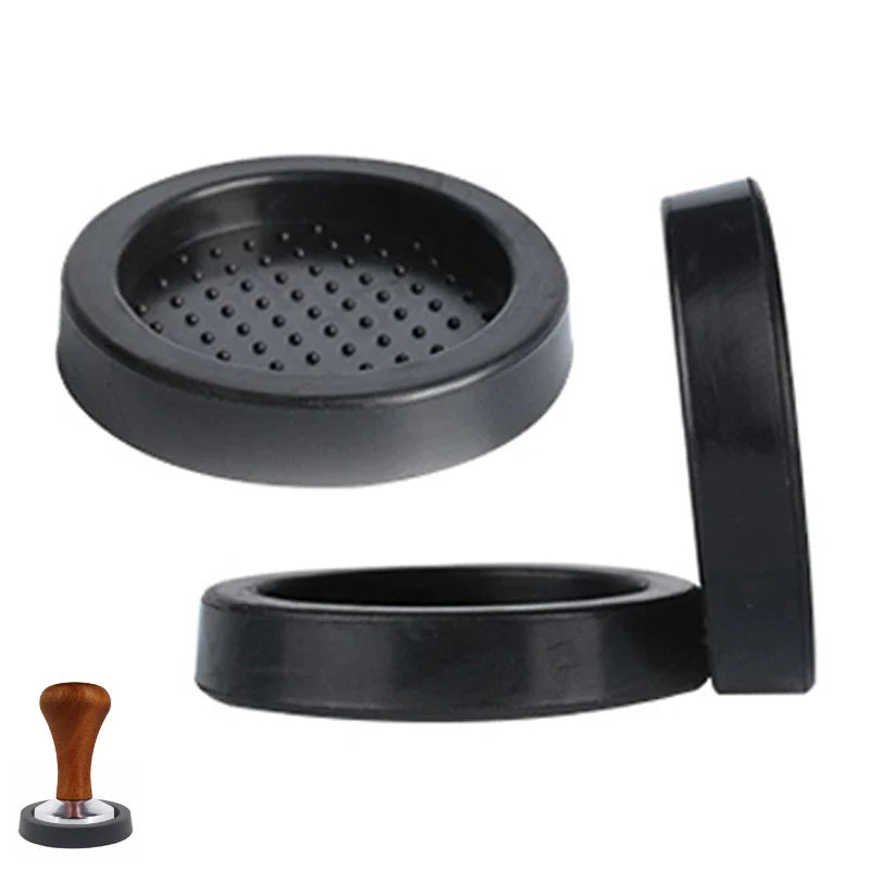 Norvo | 3 Stil Silikon Kaffe Tamper Matte Set - Anti-skli Espresso Tamper Holder og Kategori Slip Pad