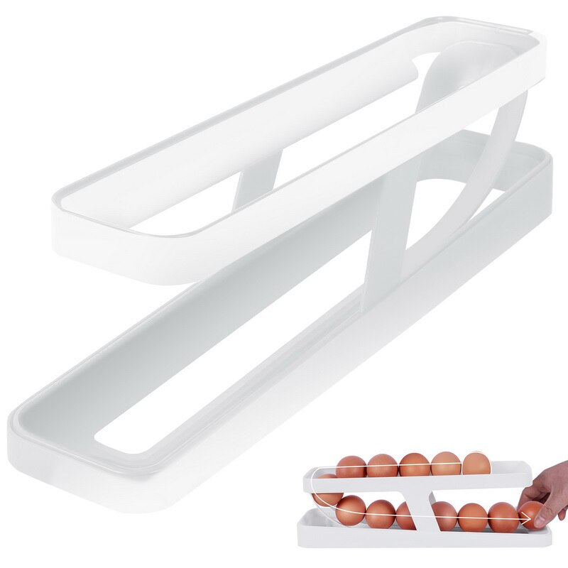 Norvo | Automatisk Egg Rullende Holder Organizer Stativ