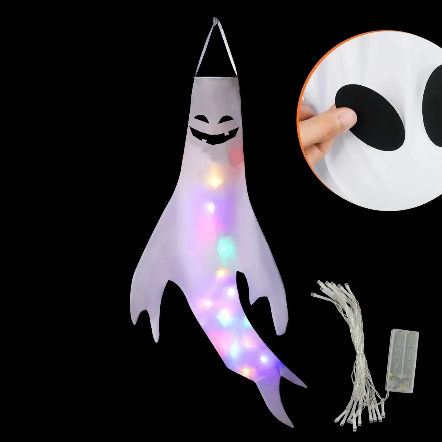 Norvo | Halloween Hengende Spøkelse Lys – LED Utendørs Dekor