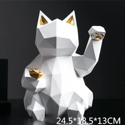 Norvo | Nordisk Stil Geometrisk Lykke Katt
