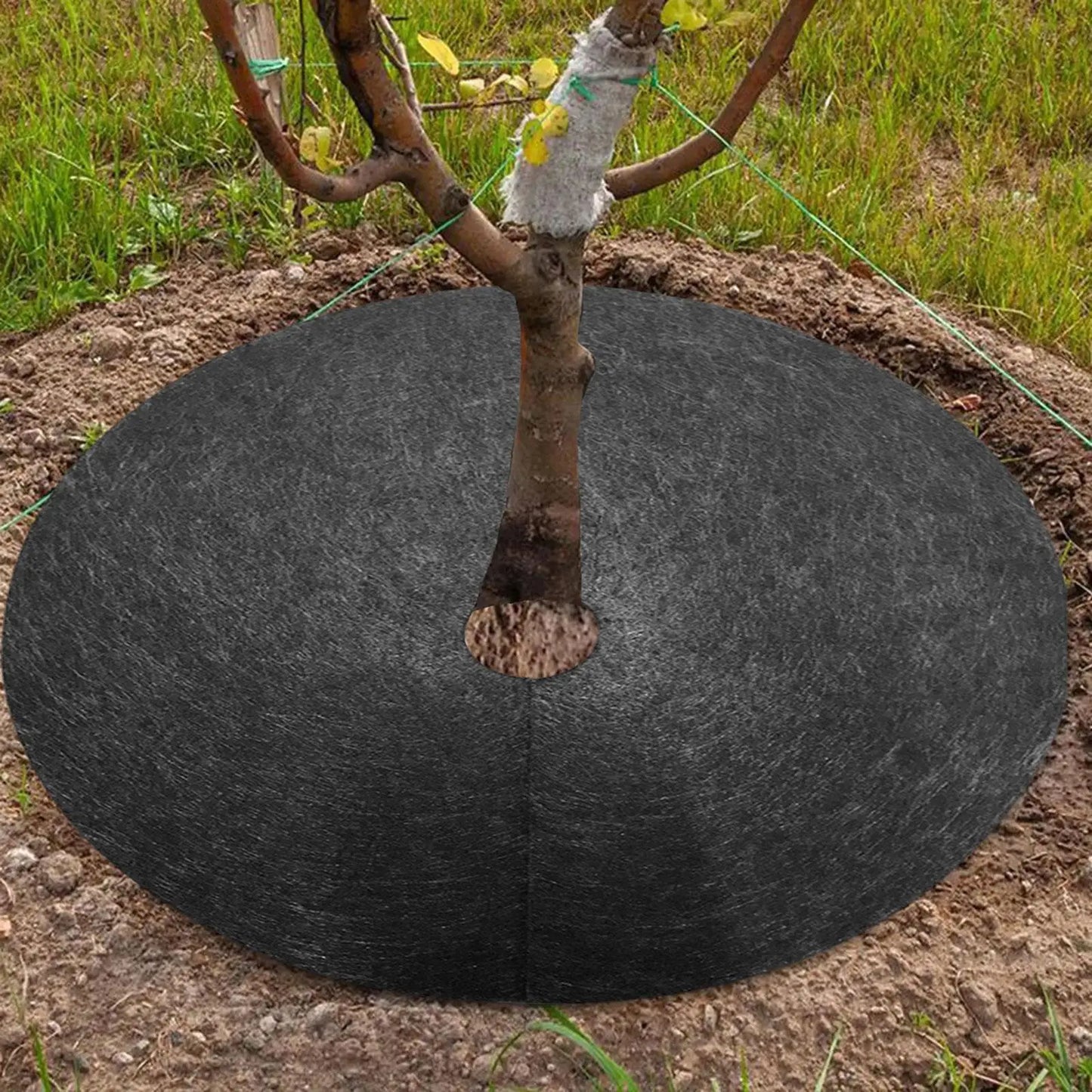 Norvo | Weed fleece tree disk – Pustende rotbeskyttelsesmatte for hage og planter