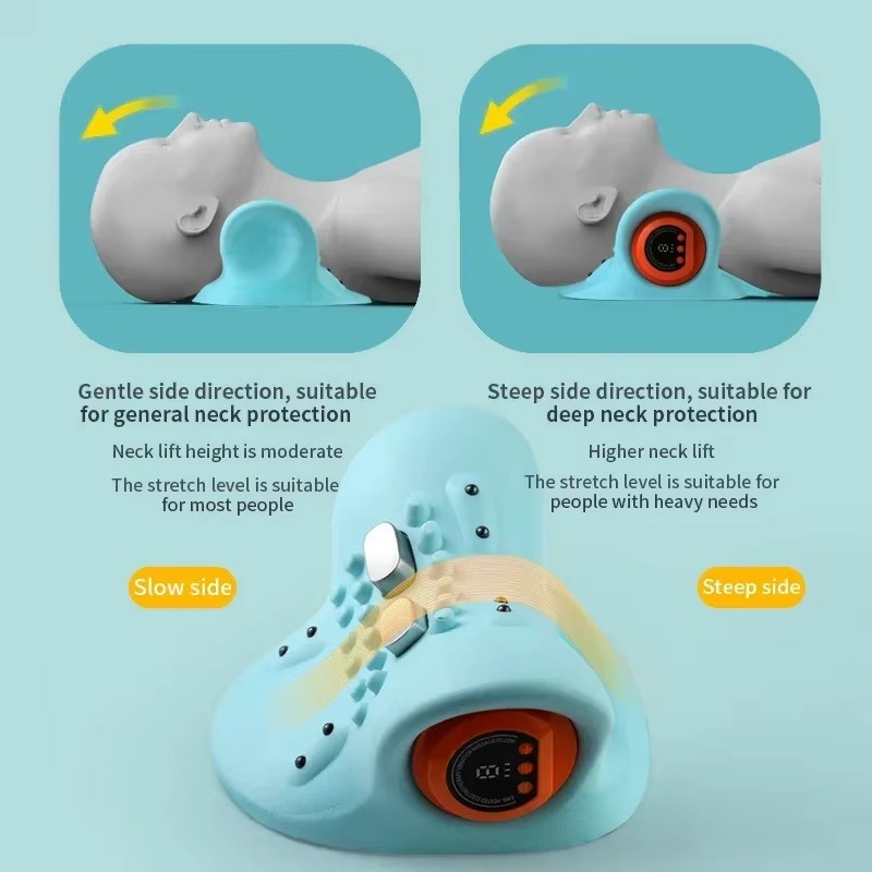 Norvo | Elektrisk Cervikal Massager – Smart Nakke Smerte Lindring med Varme & Puls Terapi