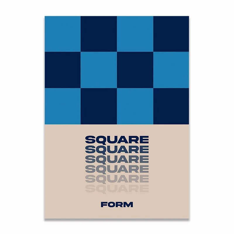 Premium plakat på lerret Kreativ Bauhaus