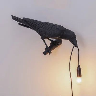 Norvo | Moderne Lucky Bird Bordlampe – Kreativ Resin Dyre Design for Soverom og Stue