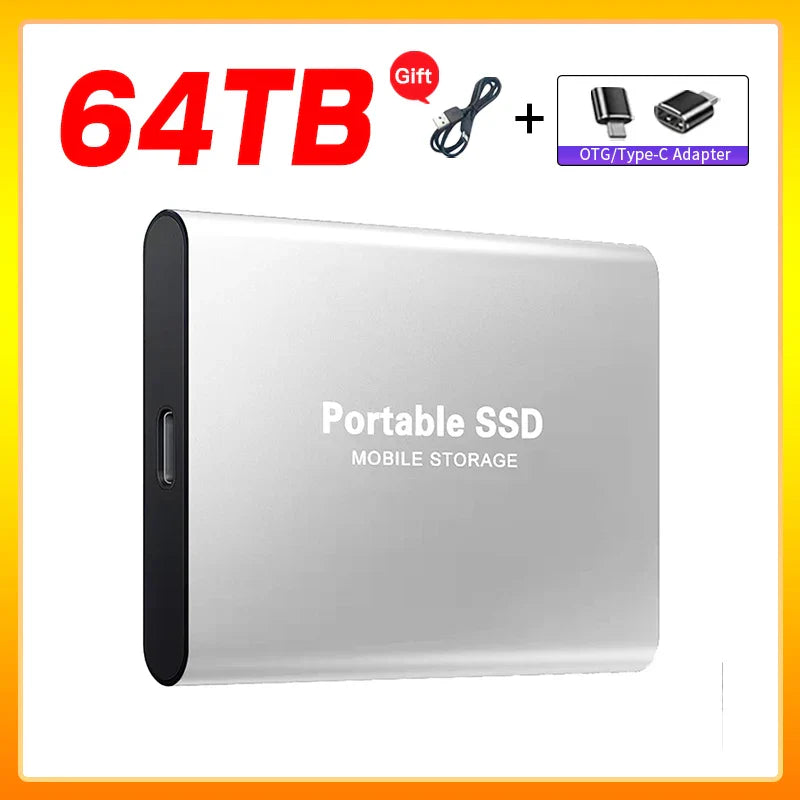 Norvo | Høyhastighets Ekstern Solid State Drive 1TB Bærbar Ekstern Harddisk ssd 2TB Ekstern harddisk ssd harddisk For Laptop Mac