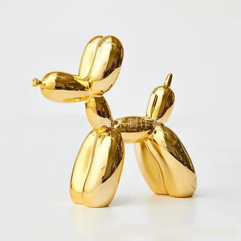 Norvo | Nordisk Ballonghund Skulptur Harpiks Dyreskulptur Kunst Skulpturer og Figurer Håndverk Hjem Innredning Rom Desktop Tilbehør