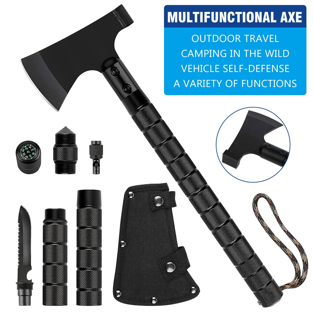 Norvo | Multi-Gear Sammenleggbar Overlevelses Camping Aks