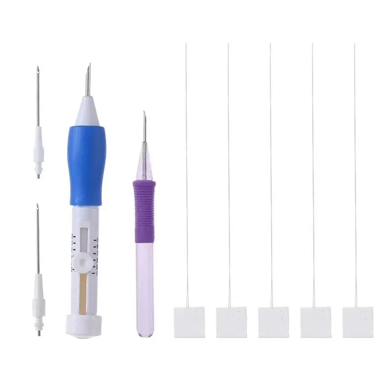 Norvo | StitchArt Broderi Sett | 8-delt | Punch Needle & Tilbehør