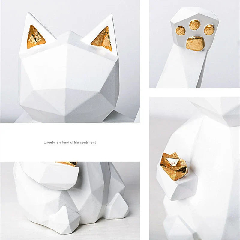 Norvo | Nordisk Stil Geometrisk Lykke Katt