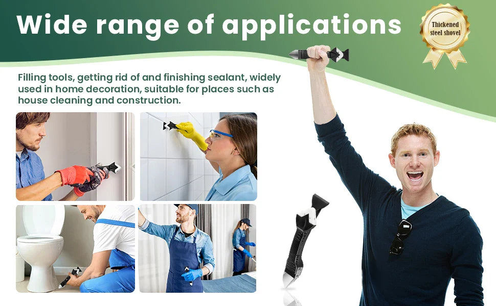 Norvo | 9 i 1 Fugemassefjerner Verktøy