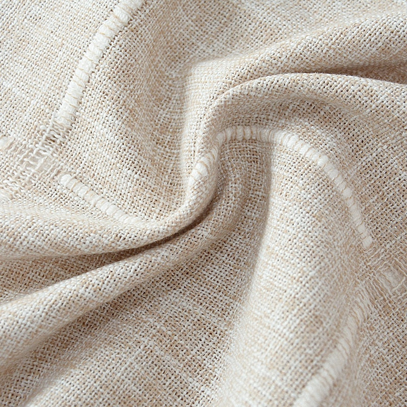 Norvo | Estetisk Rund Linched Tablecloth