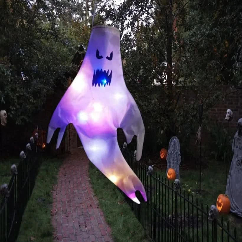 Norvo | Halloween Hengende Spøkelse Lys – LED Utendørs Dekor