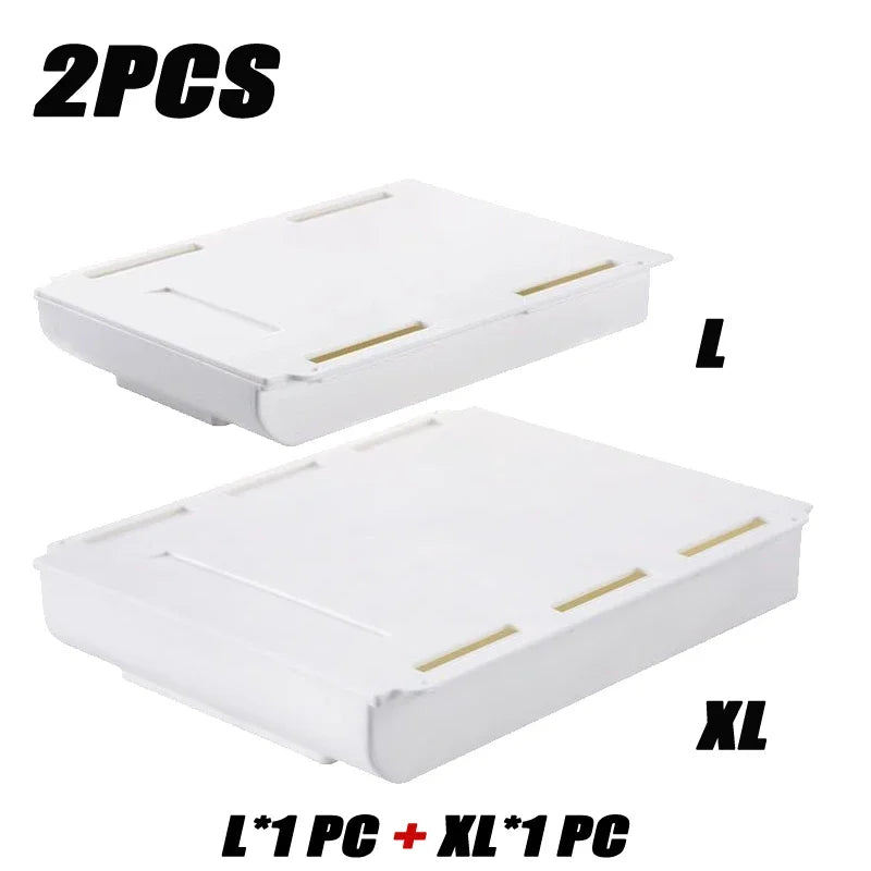 Norvo | Selvklebende skrivebords skjult oppbevaringsboks