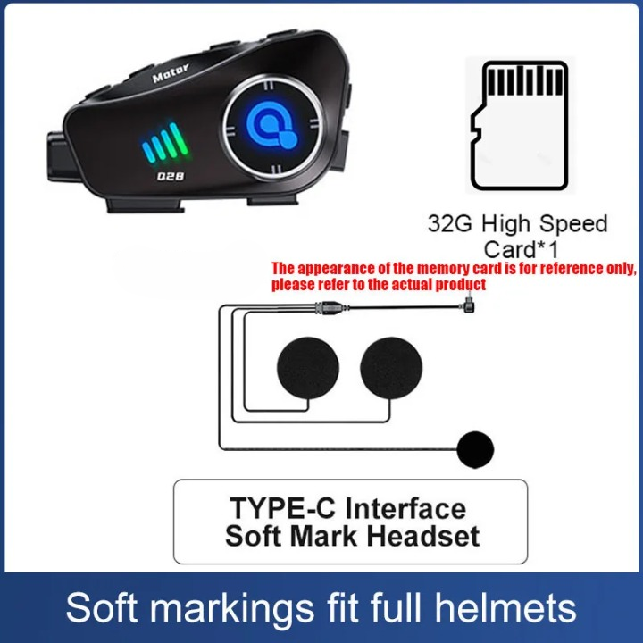 Norvo | Bluetooth Motorsykkelhjelm Kamera 1080P HD Vanntett – ApexRide