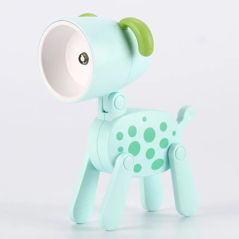 Norvo | Søt LED Nattlampe - Mini Hund, Hjort, Dinosaur Falt Bordlampe for Barnerommet